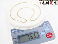 最終値下げK18 14面トリプル 30g 50㎝ 刻印あり - メルカリ