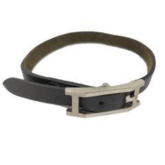HERMES アピ D刻印 ブレスレット ブレスレット・バングル ブラック