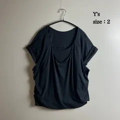Y's yohji yamamoto 2010ss archive layerd docking Tee 2 M YJ-T09-260 ワイズ ヨウジヤマモト ドッキング レイヤー 変形 Tシャツ カットソー アーカイブ レアのサムネイル