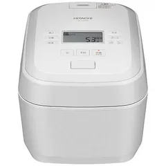 【新品未使用】【未開梱】日立　HITACHI 炊飯器 5.5合 ふっくら御膳 圧力＆スチームIHジャー 圧騰甘み炊き フロストホワイト RZ-V100JM-Wのサムネイル