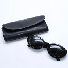 VERSACE ヴェルサーチ サングラス アイウェア MOD.480/B COL 852 メデューサ ブラック ゴールド 美品 中古 4a005075のサムネイル