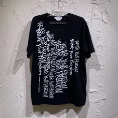 COMME des GARCONS 25SS メッセージ ペイントスローガン Tシャツのサムネイル