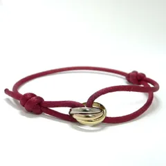 Cartier ブレスレット トリニティ 750WG YG PG K18WG YG PG スリーカラーゴールド 約3.1gのサムネイル
