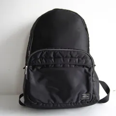 【美品】PORTER 【タンカー リュック】ポーター ブラック バックパック デイパック TANKER BAG ナイロン 26070120のサムネイル