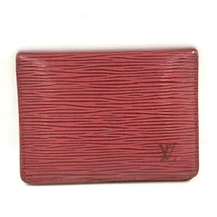 LOUIS VUITTON カードケース パスケース ポルト2カルト ヴェルティカル エピ カスティリアンレッド M63207のサムネイル