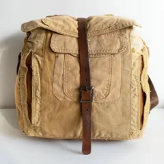 【希少/アメリカ製】RRL 【キャンバス×レザー ショルダーバッグ】ダブルアールエル ラルフローレン 25110554のサムネイル