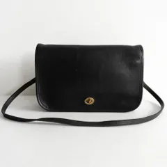 【定番】OLD COACH【レザー ショルダーバッグ】 ブラック コーチ s2606070のサムネイル