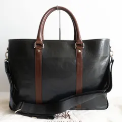 【美品】 COCOMEISTER 【マットーネ ビジネストート 2WAY トートバッグ】オールドブラック ココマイスター 鞄 26020285のサムネイル
