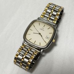 美品 稼働 OMEGA デヴィル 腕時計 スクエア デイト メンズ 3512 - メルカリ