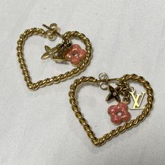 LOUIS VUITTON ブルックドレイユ クール エンジェルラブ ピアス - メルカリ