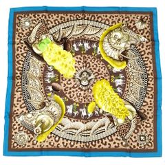 HERMES スカーフ カレ90シルク PLUMETS ET PANACHES - メルカリ