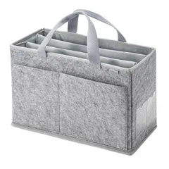 サンワサプライ フェルトBOXバッグ グレー BAG-TW9GYのサムネイル