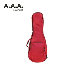 HOSCO(ホスコ)A.A.A.(トリプルエー) ソフトケース AC-410RD  コンサートウクレレ用 バーガンディのサムネイル