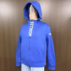 MONCLER モンクレール ジップアップパーカー MAGLIA CARDIGAN ブルー #Mのサムネイル