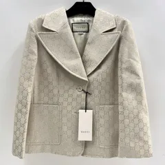 GUCCI グッチ インターロッキングG テーラード・ジャケット ウール68% サイズ44（175/96Y） 623766のサムネイル