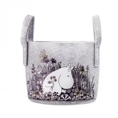 MOOMIN ムーミン 収納バスケット FLOWER FIELD MRA040104のサムネイル