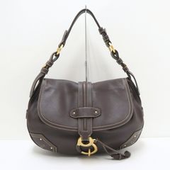 MARNI マルニ ワンショルダーバッグ フラップ レザー ブラウン トグル 