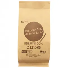 ゼンヤクノー クラフトシリーズ 国産原料100% ごぼう茶 ティーバッグ 36g(2g×18包) 003475 ×10袋セットのサムネイル