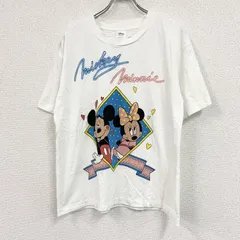 MOUSSY　マウジー　Disney　ディズニー　半袖キャラクタープリントTシャツ　白　ホワイト　Fサイズ　古着【値引き交渉OK！】のサムネイル