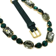 DOLCE&GABBANA ベルト リザード×GP グリーン×ゴールド金具 《グリーンストーン》のサムネイル