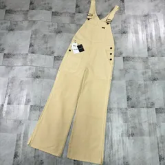 【未使用品/定価16,500】Wrangler × FREAK'S STORE FLARE OVERALLS Sサイズ イエロー ラングラー フレアオーバーオールズ Wrangler ラングラー FLARE OVERALLS デニムサロペット パステルのサムネイル