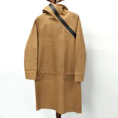 BOTTEGA VENETA ドローストリング コート 'Caramel' 2020年 春 限定品 レザー コットン 618958のサムネイル