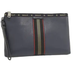 BALLY セカンドバッグ ネイビー レザーのサムネイル