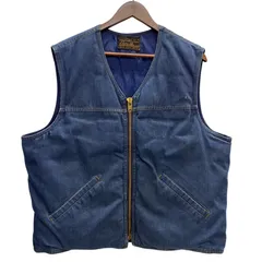 エディーバウアー Eddie Bauer 70's 80's デニムダウンベスト ベスト ブルー 201MT-6286 VBのサムネイル