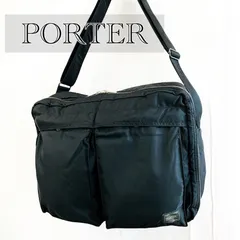 PORTER ポーター タンカー ショルダーバッグ 二層式 拡張 ブラック ビジネス ナイロン クロスボディ メンズ 鞄 _218のサムネイル