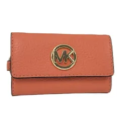 MICHAEL KORS 6連キーケース MKロゴ レザー オレンジ系のサムネイル