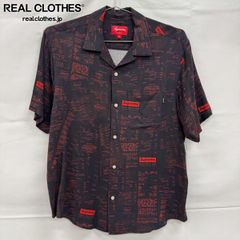 Supreme Receipts Rayon S/S Shirt M ブラック - メルカリ