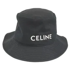 CELINE バケットハット 帽子 ブラック 綿のサムネイル