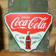 Coca-Cola コカ・コーラ 看板 サインボード鉄制 - メルカリ