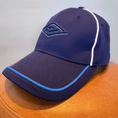 UMBRO アンブロ ベースボールキャップ 6パネル CAP ベルクロバック ネイビー 紺 フリーサイズ（ 57〜59cm）のサムネイル