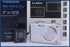 良品箱付Panasonic LUMIX DMC-FX55 デジカメ シルバー - メルカリ