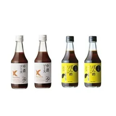 ケンシヨー 中濃ソース 300ml 2本 &  土佐ぽん酢しょうゆ300ml 2本 計4本セットのサムネイル