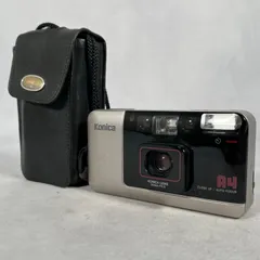 【管2606-493】Konica Big mini A4 コンパクトフィルムカメラ ブラック 動作未確認 現状渡しのサムネイル