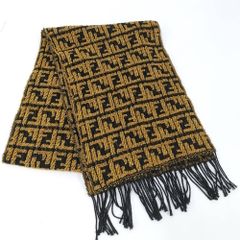 FENDI マフラー ストライプ ズッカ柄 ウール - メルカリ