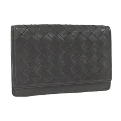 BOTTEGA VENETA 名刺入れ イントレチャート レザー ブラックのサムネイル