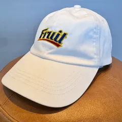 FRUIT OF THE ROOM フルーツオブザルーム ベースボールキャップ 6パネル CAP ストラップバック ホワイト 白 サイズ 57〜59cmのサムネイル