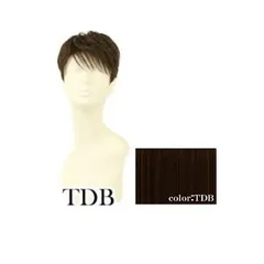 プリシラ  男性用5分ウィッグ ボリュームショート 耐熱 ダークブラウン GB-23-TDBのサムネイル