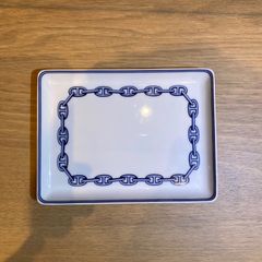 エルメス HERMES シェーヌダンクル スクエアプレート 角皿食器 121