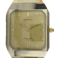 ウォルサム WALTHAM ダイナックス Dynax C.A. 2103272 腕時計 ウォッチ クォーツ レクタンギュラー ゴールドカラー 金色 ■GY18 /MQのサムネイル