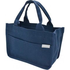 SIMYON シミョン【ネイビー】パイルBAG_Mサイズ トートバッグ - メルカリ