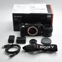 ショット数6000 SONY α7C 単焦点レンズ1本セット 付属品完備 箱あり