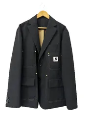 サカイ sacai ×Carhartt WIP カーハート 24SS Suiting Bonding Jacket スーチング ボンディング ジャケット 24-03387M 2 黒ブラック ブランド古着ベクトル 中古260709のサムネイル