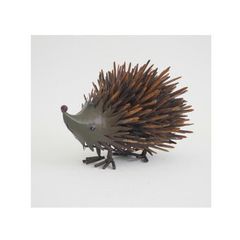 ハリネズミ 置物 天然素材 ハンドメイド - メルカリ
