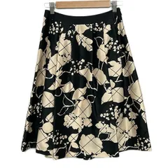 TO BE CHIC(トゥービーシック) ロングスカート サイズ38 M レディース美品  - 黒×ベージュのサムネイル