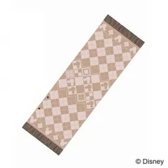 Disney ディズニー ミッキーマウス アクリルジャガードストール 180×60cm ライトベージュ(5) MK2111023のサムネイル