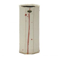심춘(코하루) 시가라키야키 꽃병 6호 붉은 싱크대(YH257RD) 32x466K200072